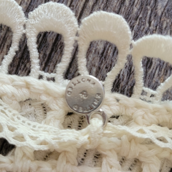 Knitted and knotted crochet embroidered cardigan ⁶³ - Picture 4 of 10